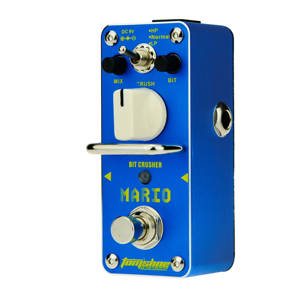 

AROMA Guitar Effect Pedal AMO-3 Mario Bit Crusher Electric Guitar Effect Pedal Mini Single Effect True Bypass Guitar Accessories