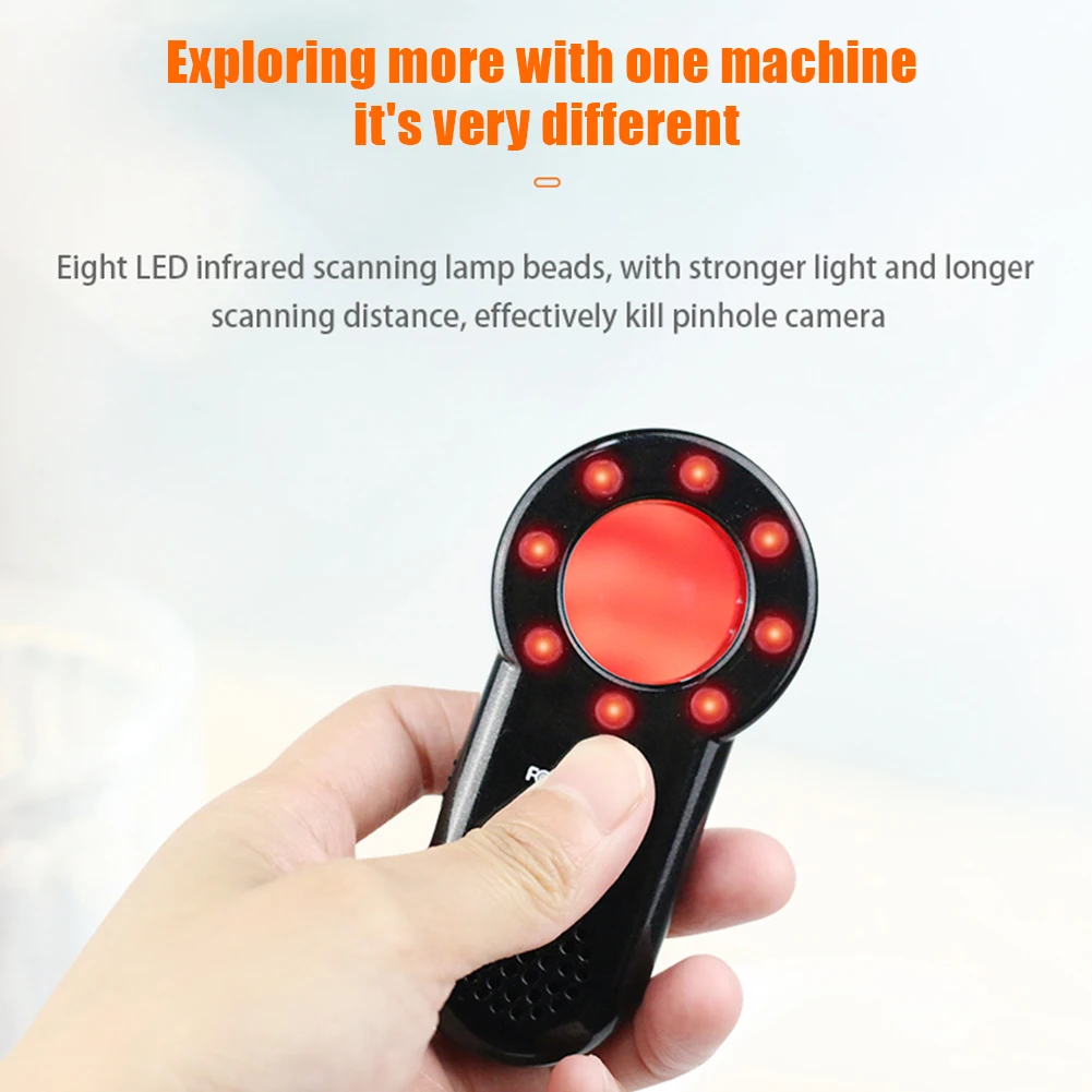 portable hidden camera detector infrared vibration anti candid alarm detector anti eavesdropping anti monitoring scanner free global shipping