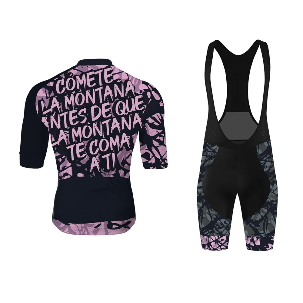 

Maillot Arriesga Black Cycling Jersey Set Bib Shorts Bike Shirt Short Sleeve Clothing Mtb Jersey Maillot Ciclismo Hombre 2022