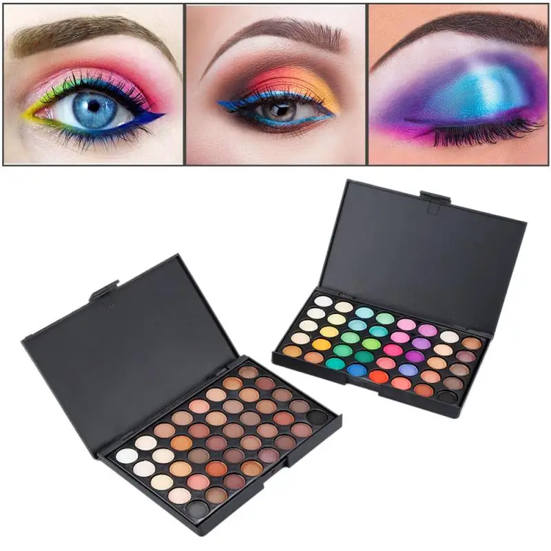 

Beauty Glazed Makeup Eyeshadow Pallete Maquillage Makeup Brushes 40 Color Shimmer Pigmented Make Up Eye Shadow Palette