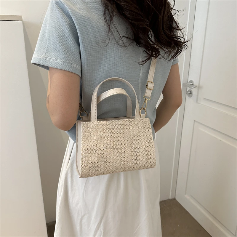 

Women Hand Woven Bag Shopper Bag Travel Handbags and Purses Tote Bag