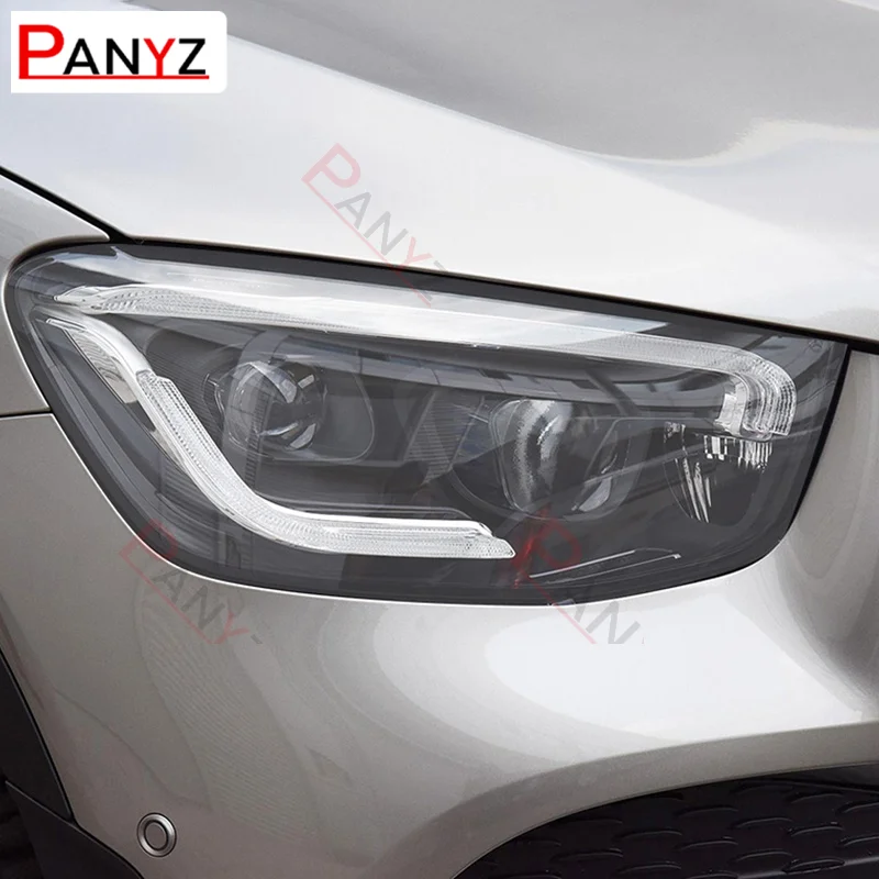 2 шт. для Mercedes Benz GLC Class X253 C253 AMG 2015-On Защитная пленка автомобильных фар Прозрачная