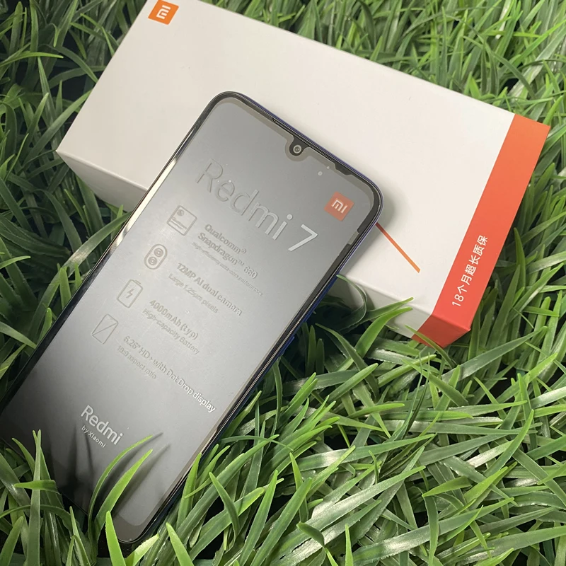 Cena Oryginalny Xiaomi Redmi 7 Smartphone Globalny ROM 4 + 64Gb 6.26 Cal HD Ekran Octa Core 4000 MAh Odblokowany Android 4G Telefony Komórkowe