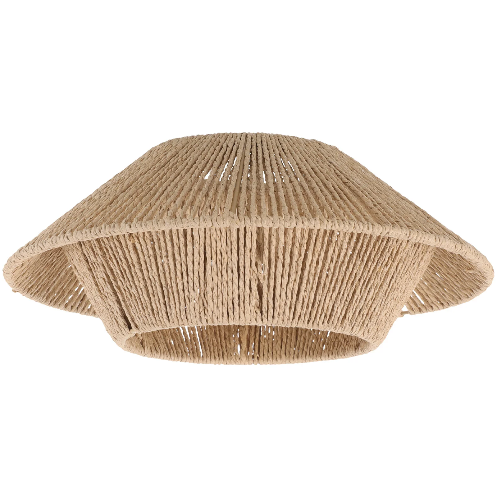 

Ceiling Light Shade E27 Socket Indoor Light Cover Simulated Rattan Lamp Shade