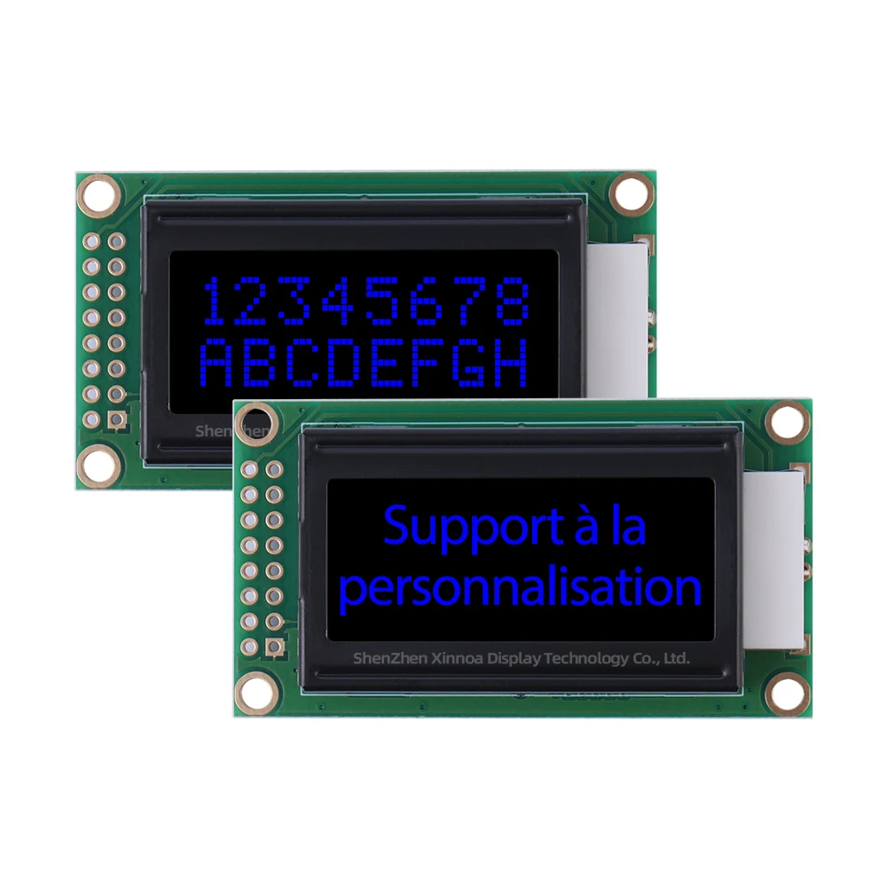 Модуль ЖК-дисплея BTN с черной пленкой и белым текстом 16-контактный ЖК-экран 0802B