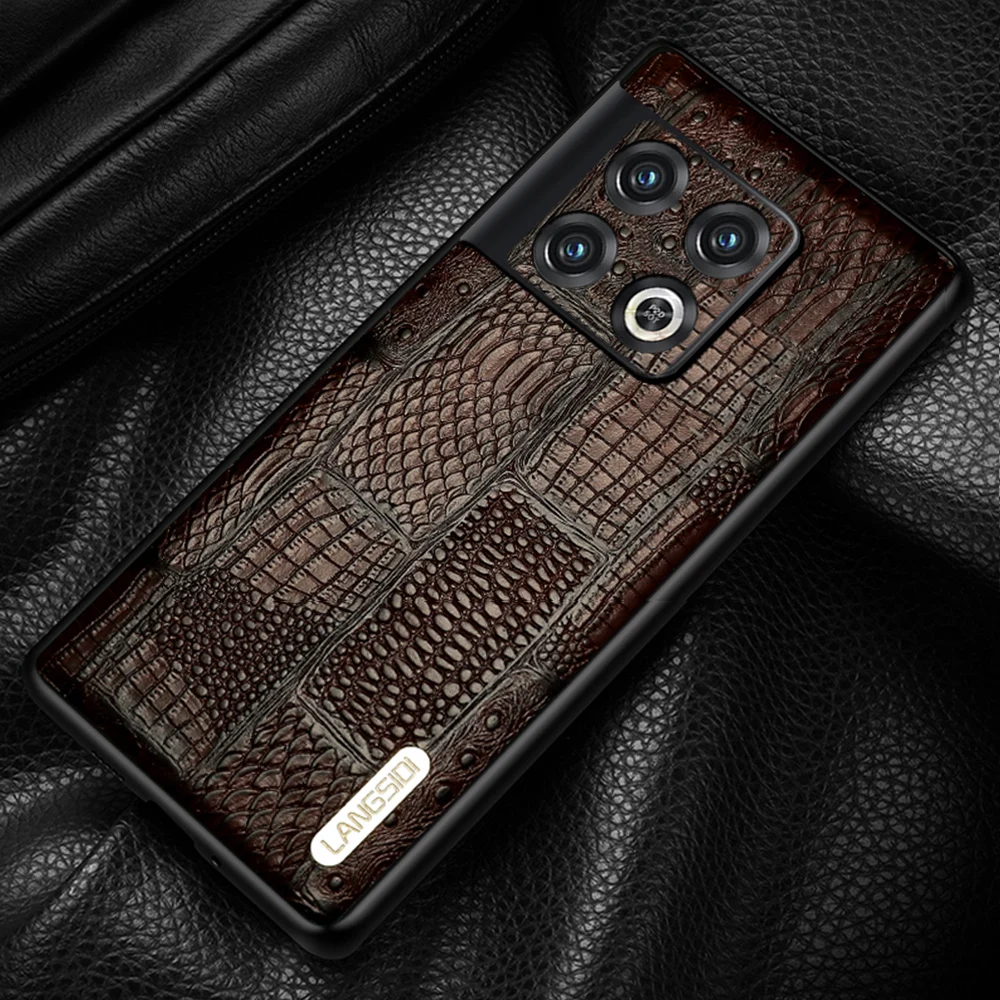 

Genuine Leather Phone Case For Oneplus 11 10 Pro 9 7 8 Pro 10T 9R 10R 11R Ace 2 9RT 8T 7T Pro Nord 2 One plus Retro Splice Cover