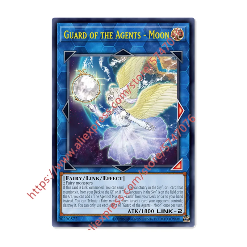 

Yu Gi Oh Guard of the Agents - Moon SR Japanese English DIY Toys Hobbies Hobby Collectibles Game Collection Anime Cards