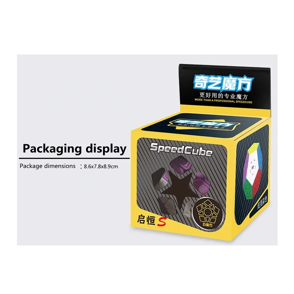 Qiyi Qiheng Megaminx 3x3x3 Профессиональный Волшебный Куб Антистрессовая Скоростная