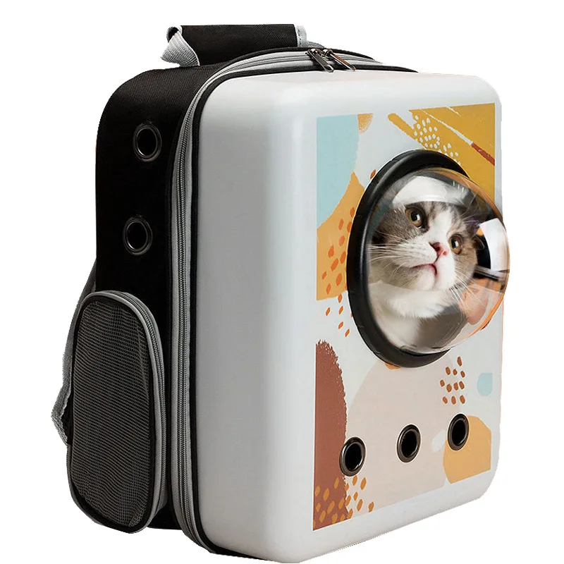 

Cat Bag Breathable Portable Pet Carrier Bag Outdoor Travel Backpack For Cat Dog Transparent Bag Pet Backpack Pet Supplies