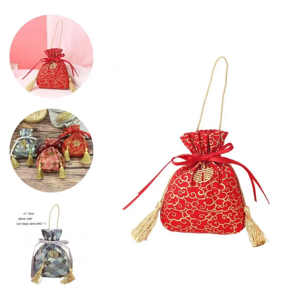 

Декоративный Практичный Прочный несущий мешок для конфет, устойчивый к разрыву, милый портативный мешок для хранения для вечеринки