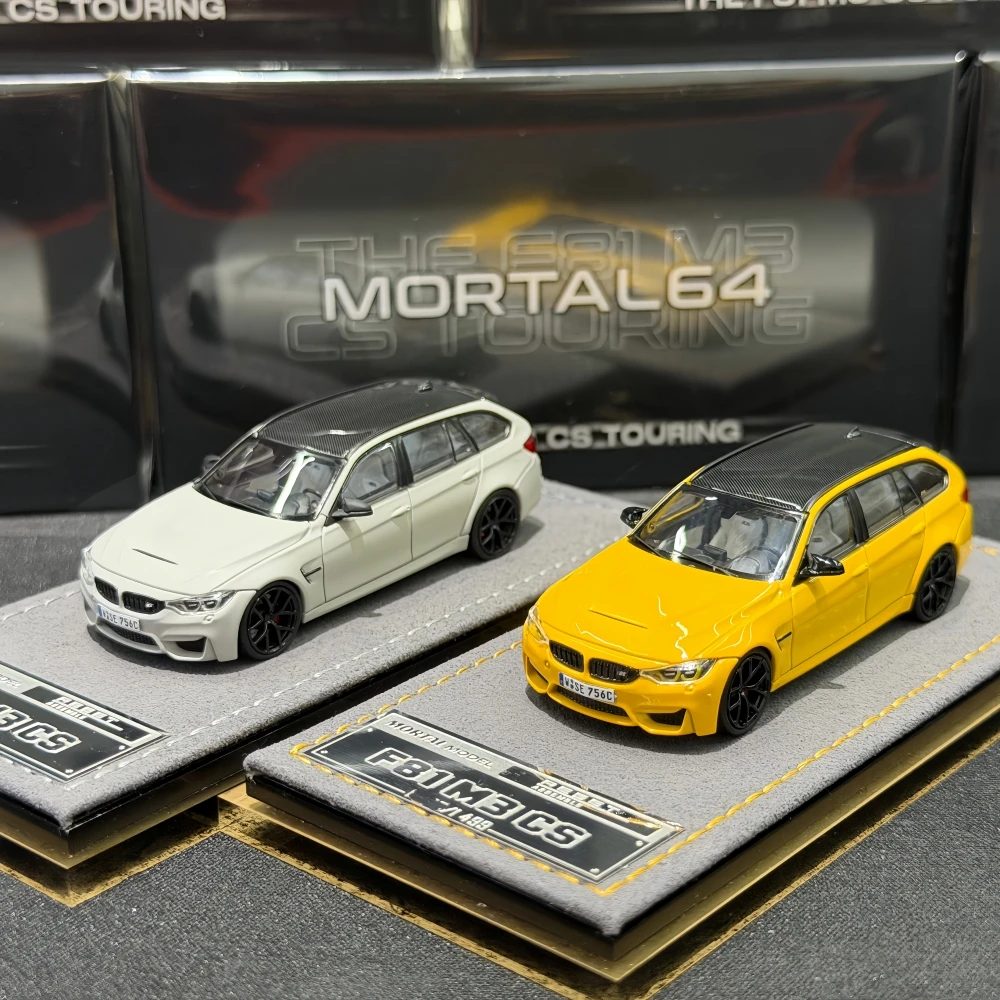 Фото Модель автомобиля Mortal 1:64 THE F81 M3 CS TOURING HEC из литого металла №1
