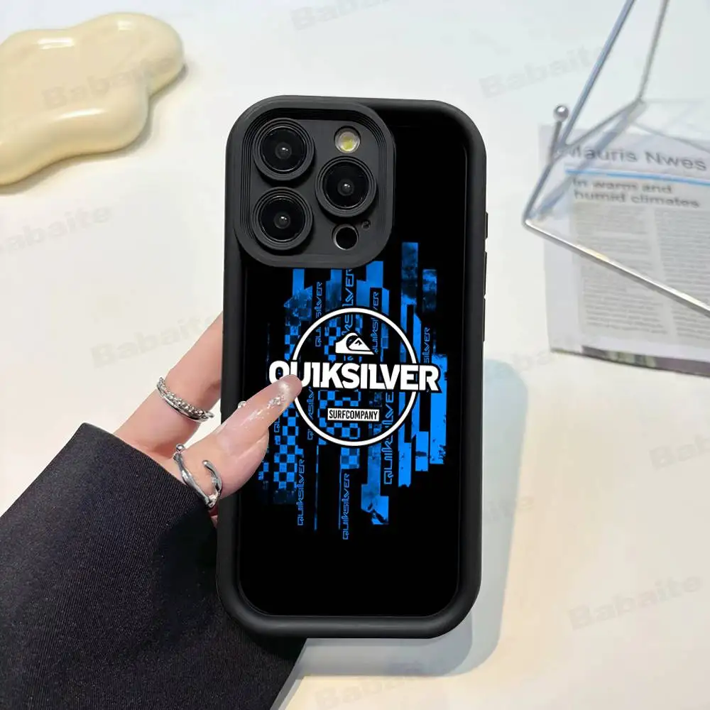 Чехол для телефона Q-QuiksilverS с логотипом для iPhone 17 16 15 14 Plus 13 12 11 Pro Max, силиконовый чехол. (art.: 3920dcd884ade) - 3920dcd884ade