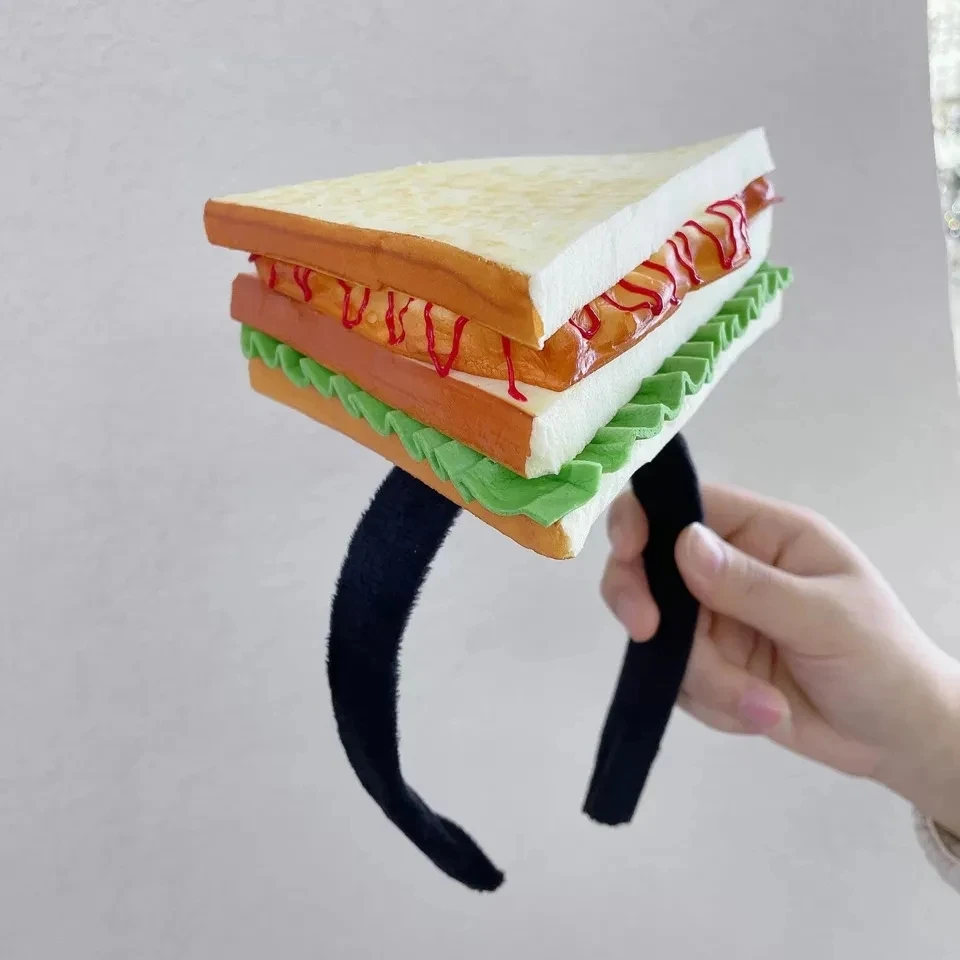 

Ободок для волос с имитацией еды, Женский ободок для волос, ободок для волос с овощами, ободок для волос с фруктами, аксессуары для волос, 2022