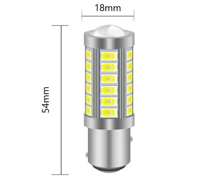 

2 шт., Автомобильные светодиодные лампы 1156 BA15S P21W 1157 P21/5W BAY15D BAU15S PY21W