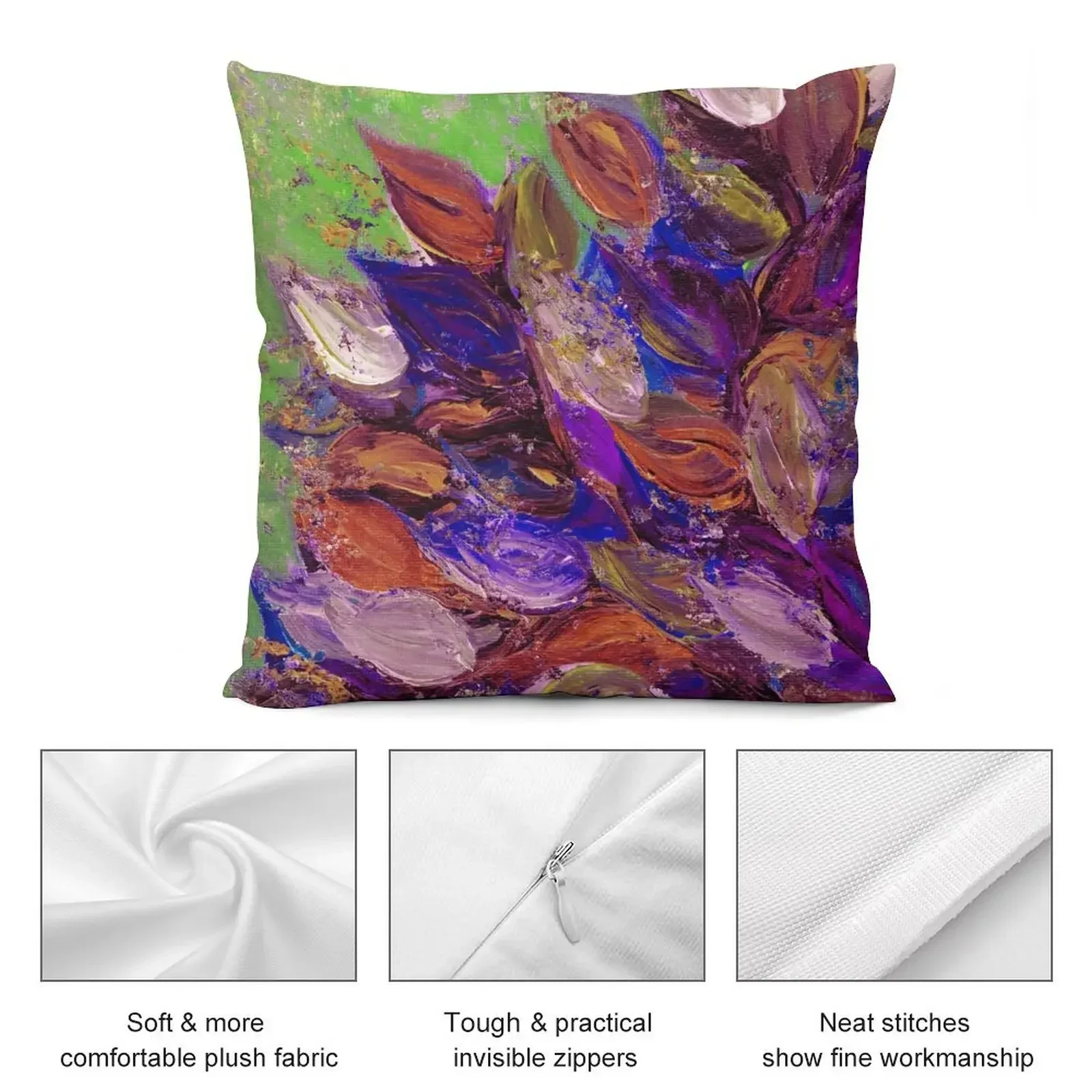 КРЫВАЯ КРАСИВАЯ 2 смелая красочная оранжевая фиолетовая зеленая текстурическая