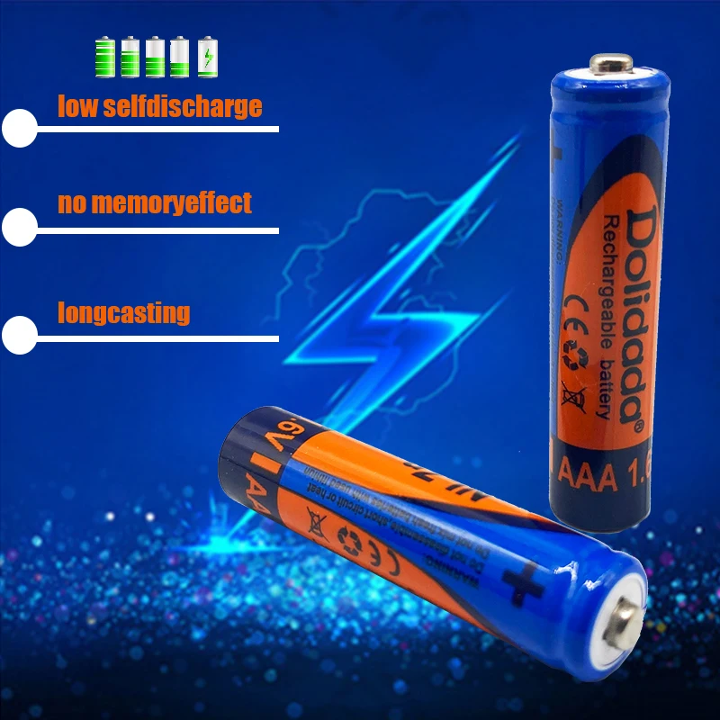 

Когда Новая аккумуляторная батарея AAA составляет 1,6 в 1,5 мА, зарядка более стабильна, чем в, и срок службы дольше