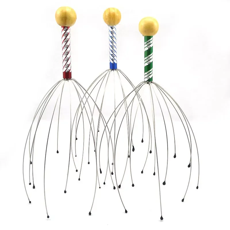 

1pc Octopus Head Scalp Neck Equipment Stress Release Relax Massage Pain Relief Claw Massager Care Tool Scalp Skin Care Massager
