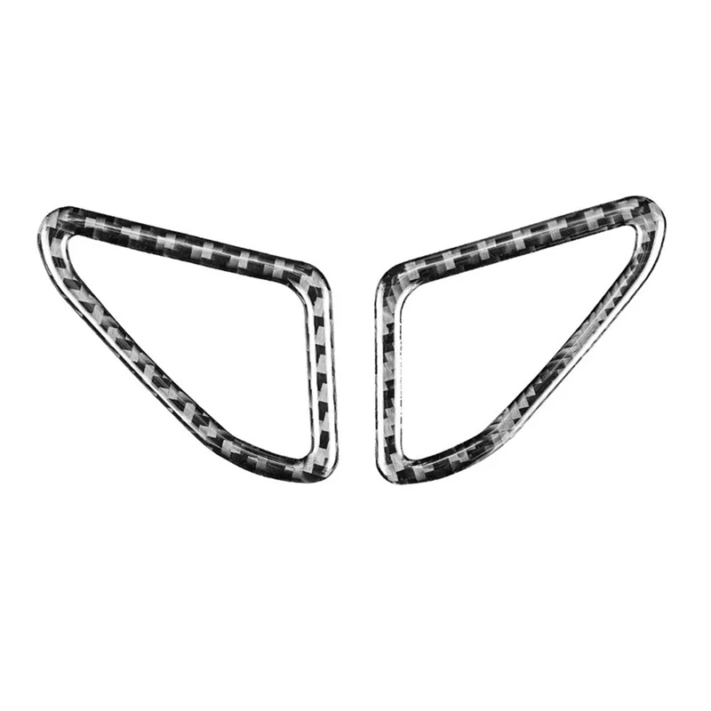 

For Cadillac ATS 2014-2020 Accessories Carbon Fiber Front Side Air Vent Frame Cover Sticker Trim Decoration