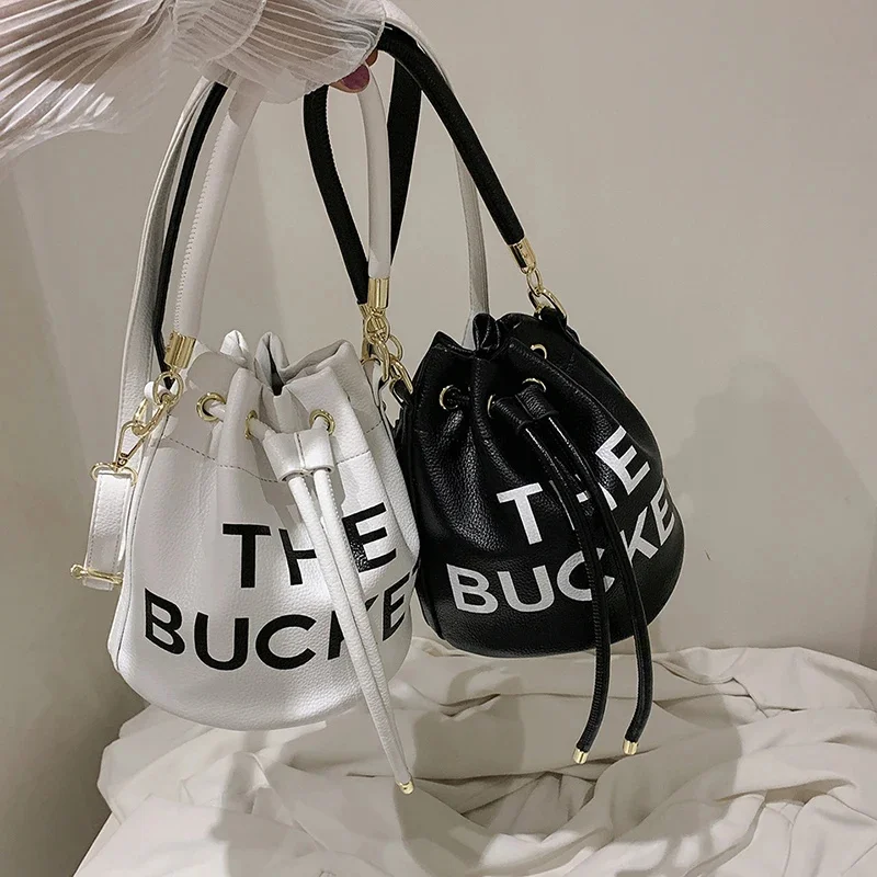 

The Bucket Bag Designer Crossbody Bags for Women Replica Luxury Sling Shoulder Handbags Female Pu Leather Small Branded Bolsa