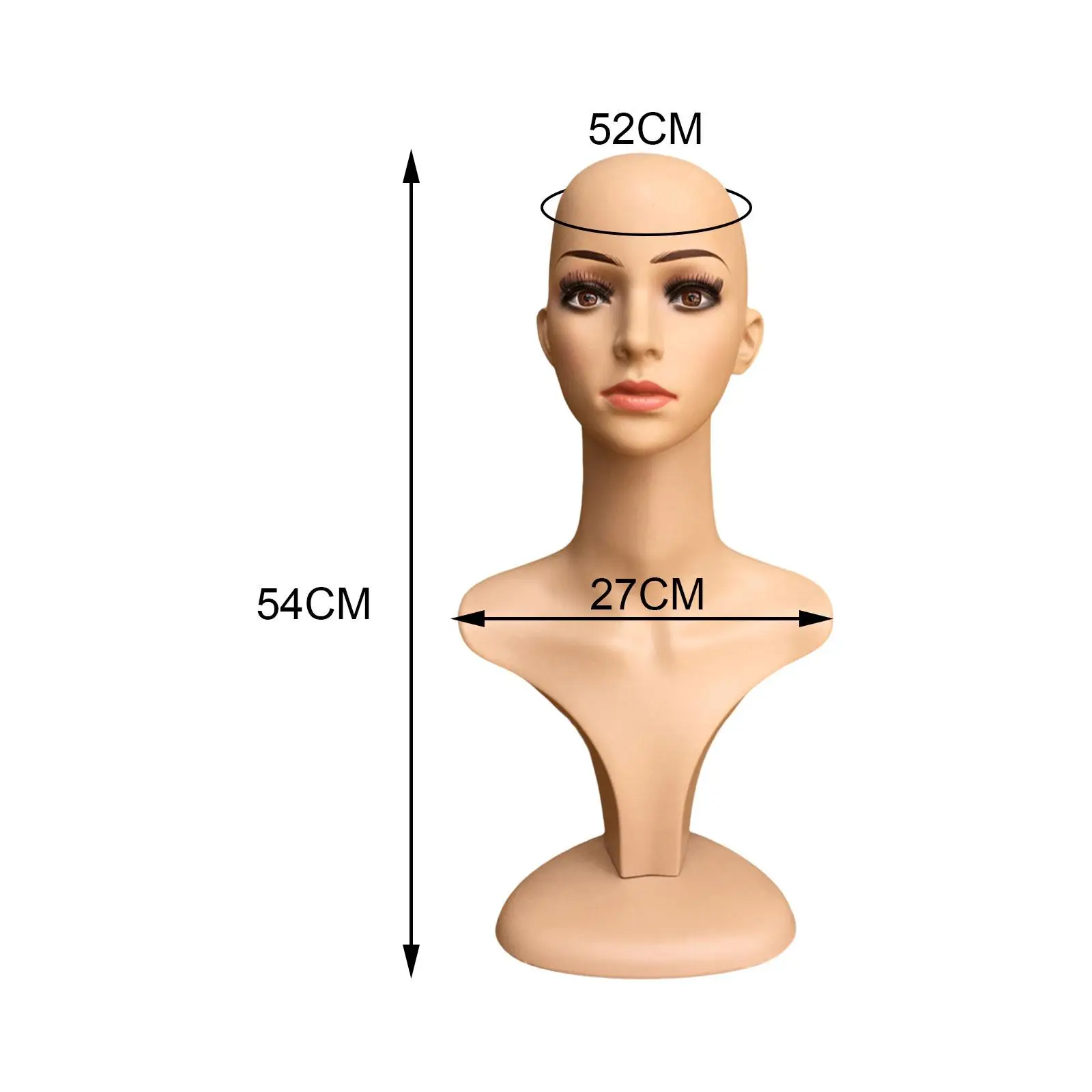 Женская голова манекена женский манекен с плечом портативный