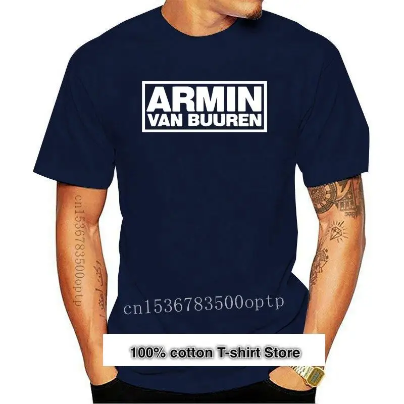 

ARMIN-Camiseta con estampado de VAN BUUREN para hombre, camiseta de TRANCE, ASOT HOUSE, música, IBIZA, RAVE, DJ, nueva