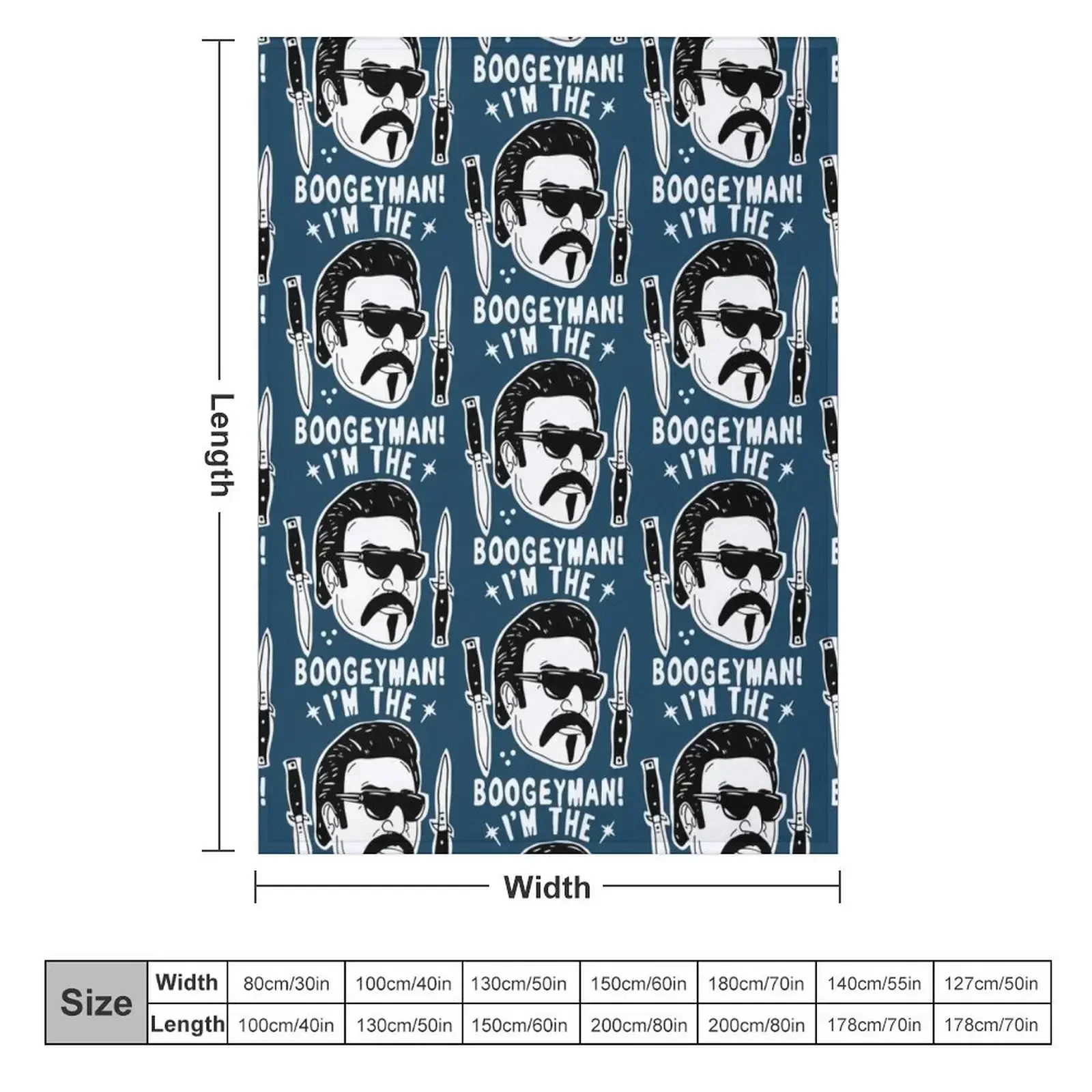 I_m the boogeyman Плед Тяжелые рождественские подарки Одеяла