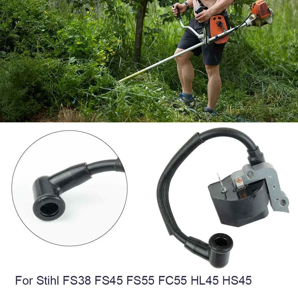 

Coil Ignition Coil FS55 For STIHL HL45 Ignition Coil Improve Efficiency KM55 Mod Strimmer Plastic Shell Durable