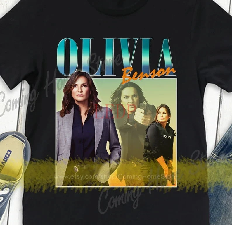 

Винтажная ретро-футболка с принтом «Закон и заказ»