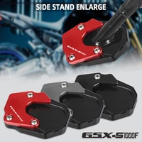for suzuki gsx s1000f 2015 2016 2017 2018 2019 2021 cnc side stand enlarge extension kickstand gsx s 1000f accessories motorbike