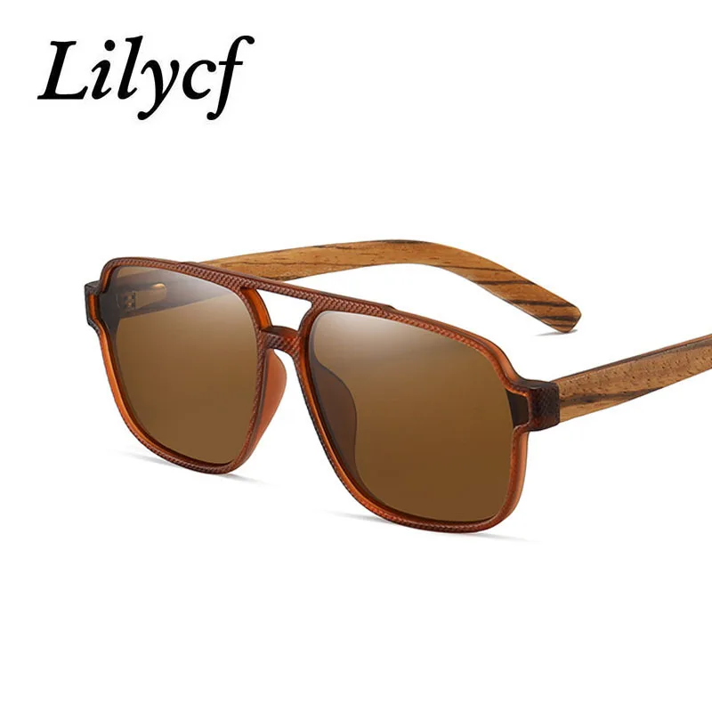 

Мужские солнцезащитные очки в стиле ретро, поляризационные, с дужками из бамбукового дерева, ручной работы, легкие антибликовые, 2022