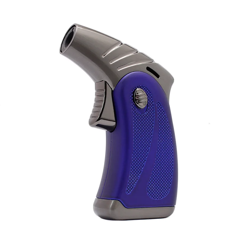 

Outdoor Windproof Torch Cigar Lighter Strong Jet Flame Refillable Butane Gas Ligthers for Kitchen