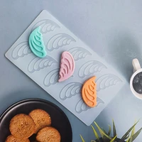 hot diy 3d ruffled leaf shape silicone mold cake decorating tools cupcake chocolate mould decor muffin pan baking stencil