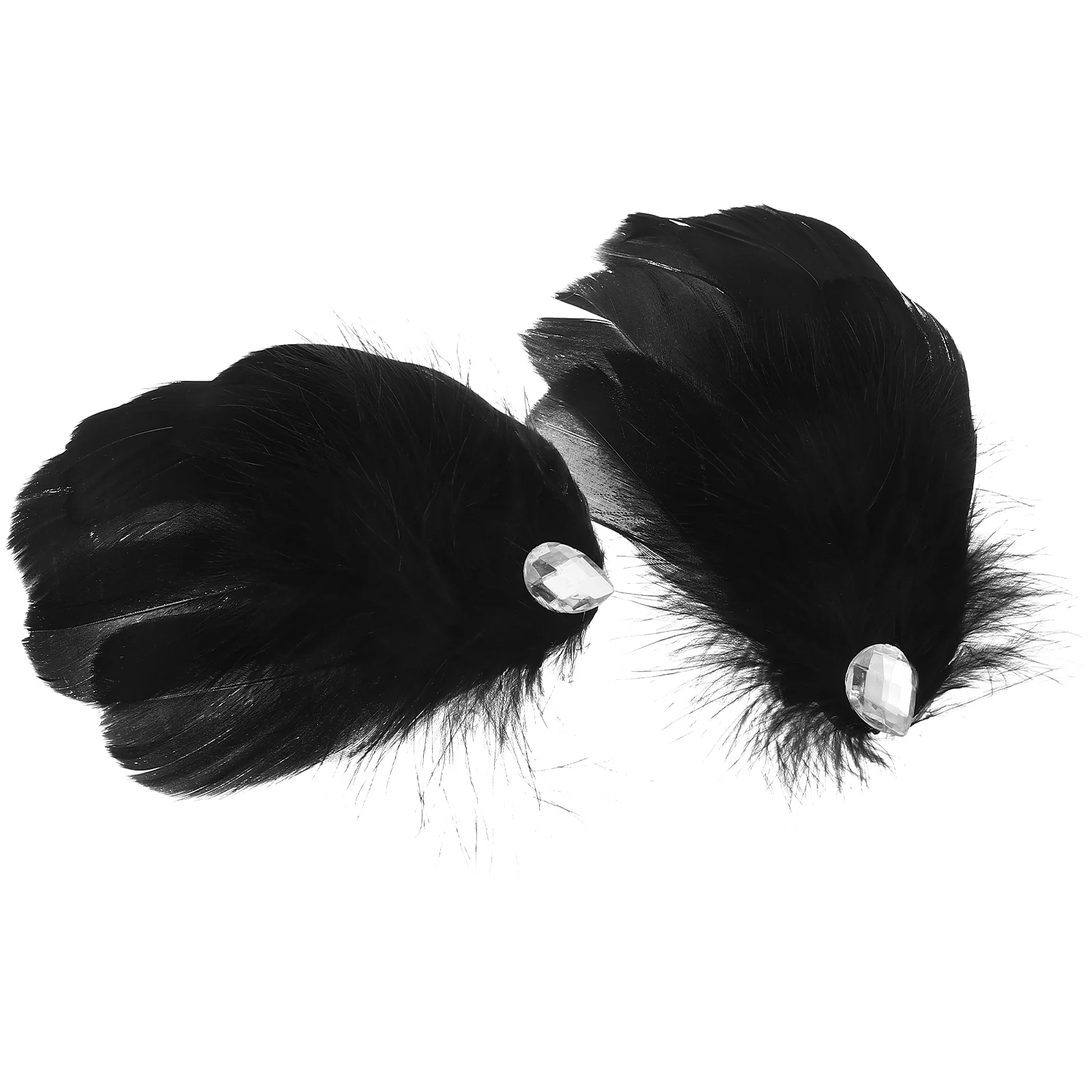 

2 Pcs Unique Hair Clips Thin Girls Vintage Accessories Women Aesthetic Women's