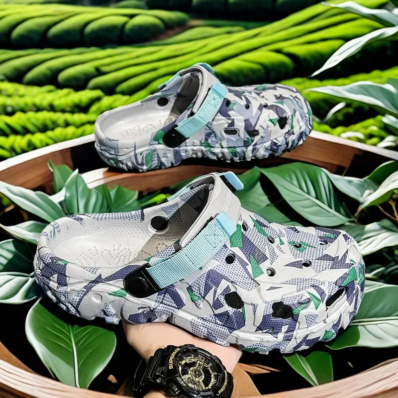 Sneakair/летние мужские тапочки известного бренда мужская обувь противоударные