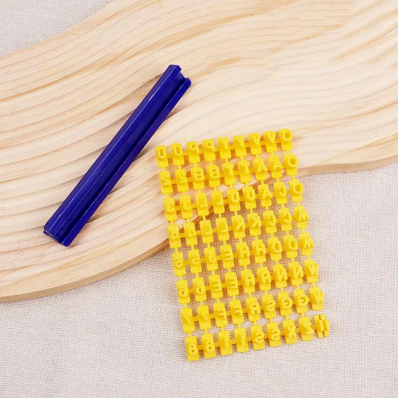 Форма для печенья с буквами и цифрами английская буквенно-цифровая печать форма