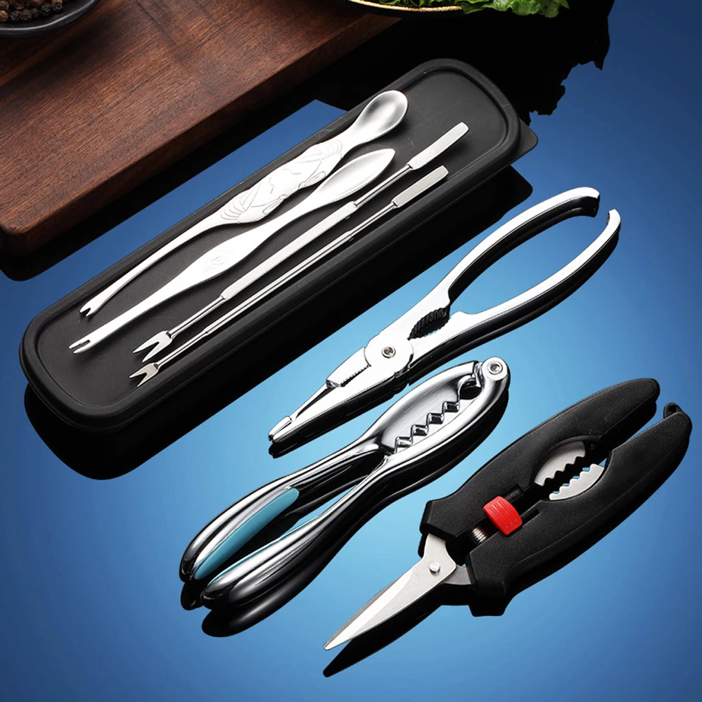 

Seafood Tools Crab Eating Tool Seafoods Scissors Shrimps Travel Party