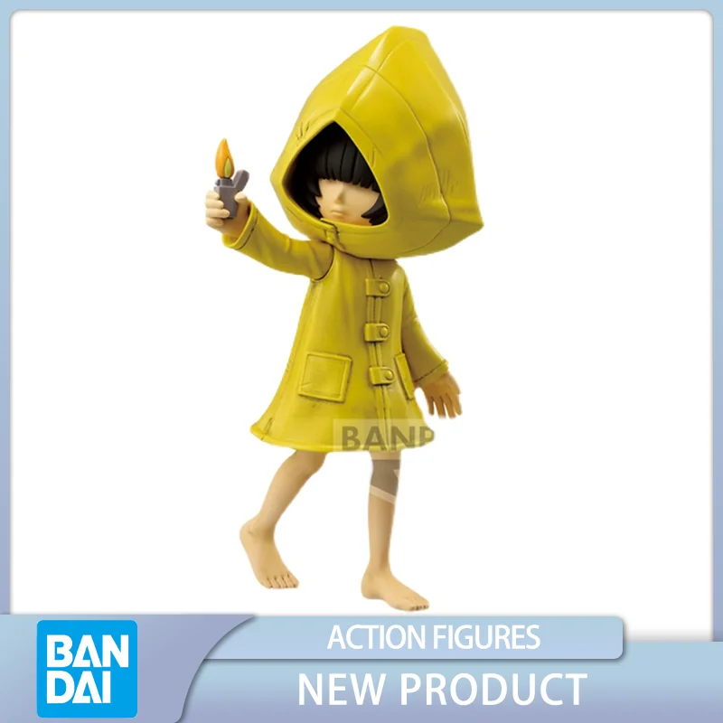 

BANDAI Little Nightmares Six Yellow Raincoat Game Anime Action Figures Collect Model Toys Gift for Firends