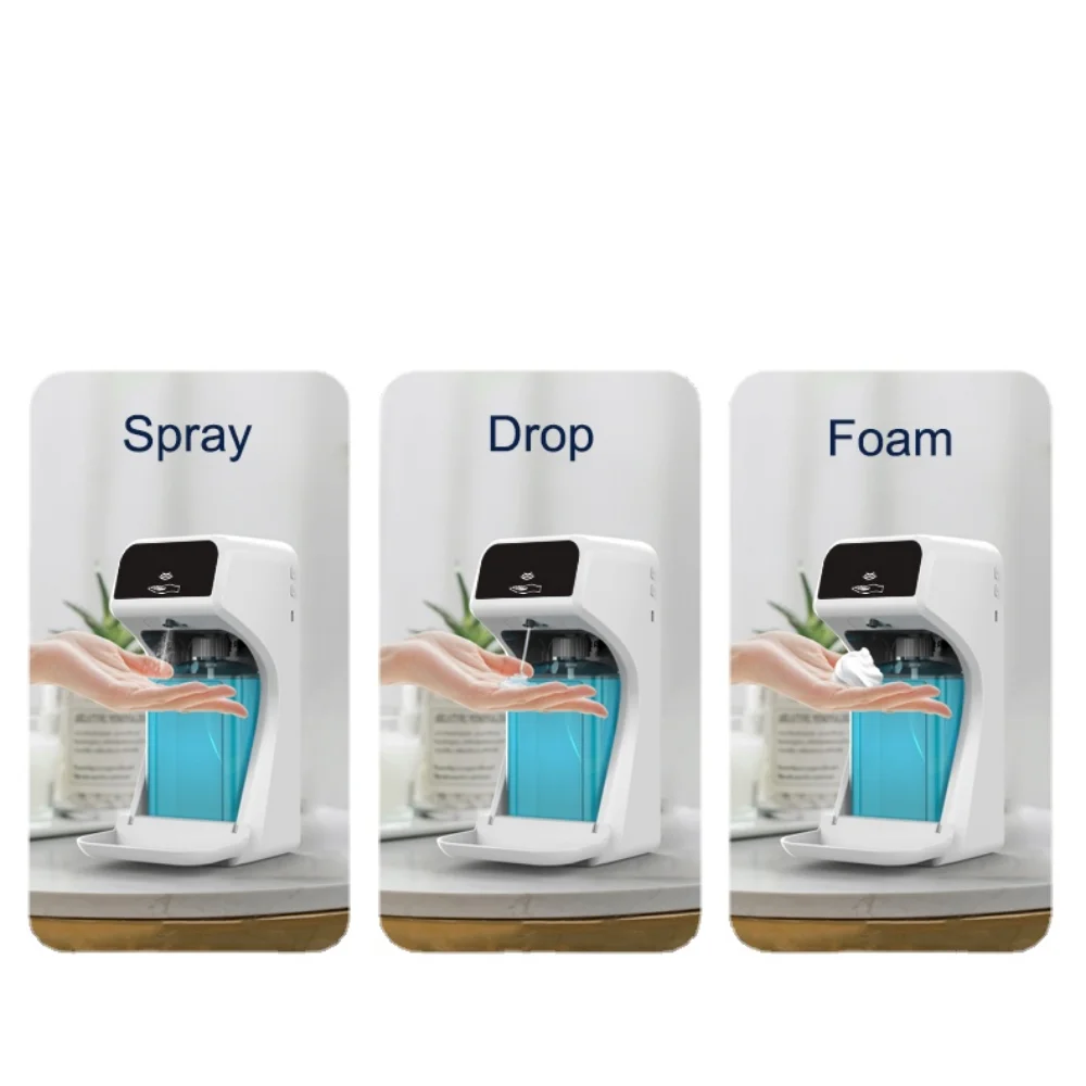 1000ml Front Desk Automatic Induction Hand Sanitizer Intelligent Soap Dispenser Hotel Disinfection Sanitizer Wall Mounted enlarge