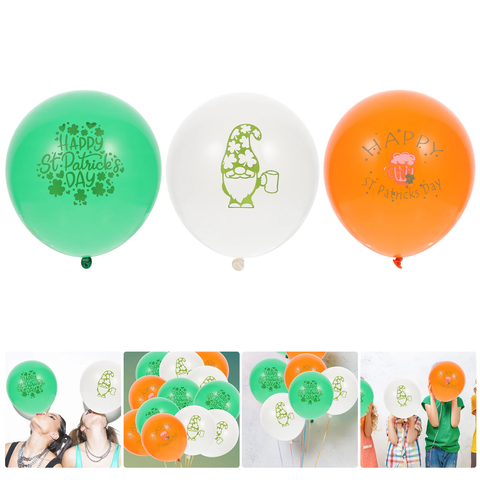 

Воздушные шары из латекса в стиле Дня Святого Патрика, 30 шт.