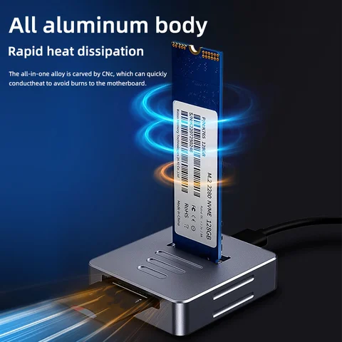 Док-станция kebidu для SSD M.2 NVMe 10 Гбит/с