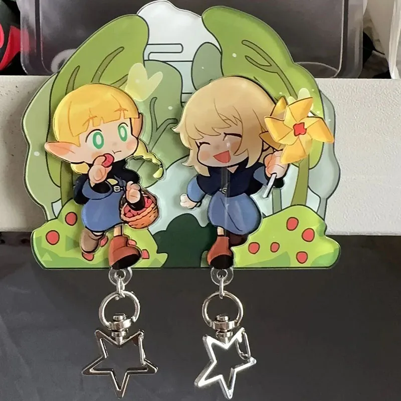 Аниме Delicious in Dungeon Marcille Falene брелок для косплея акриловый ключей магнит на