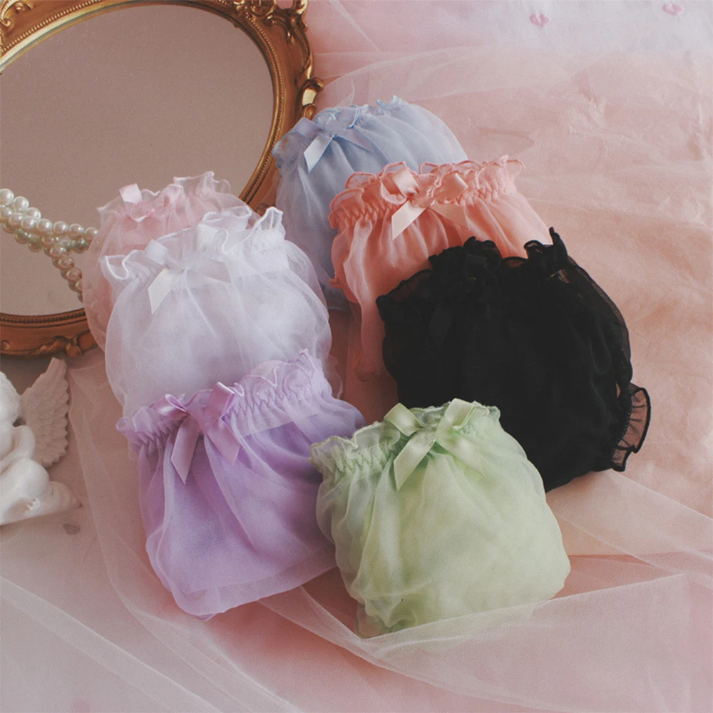 Мужские трусы сексуальные с цветочным принтом кружевные шорты карманом бикини