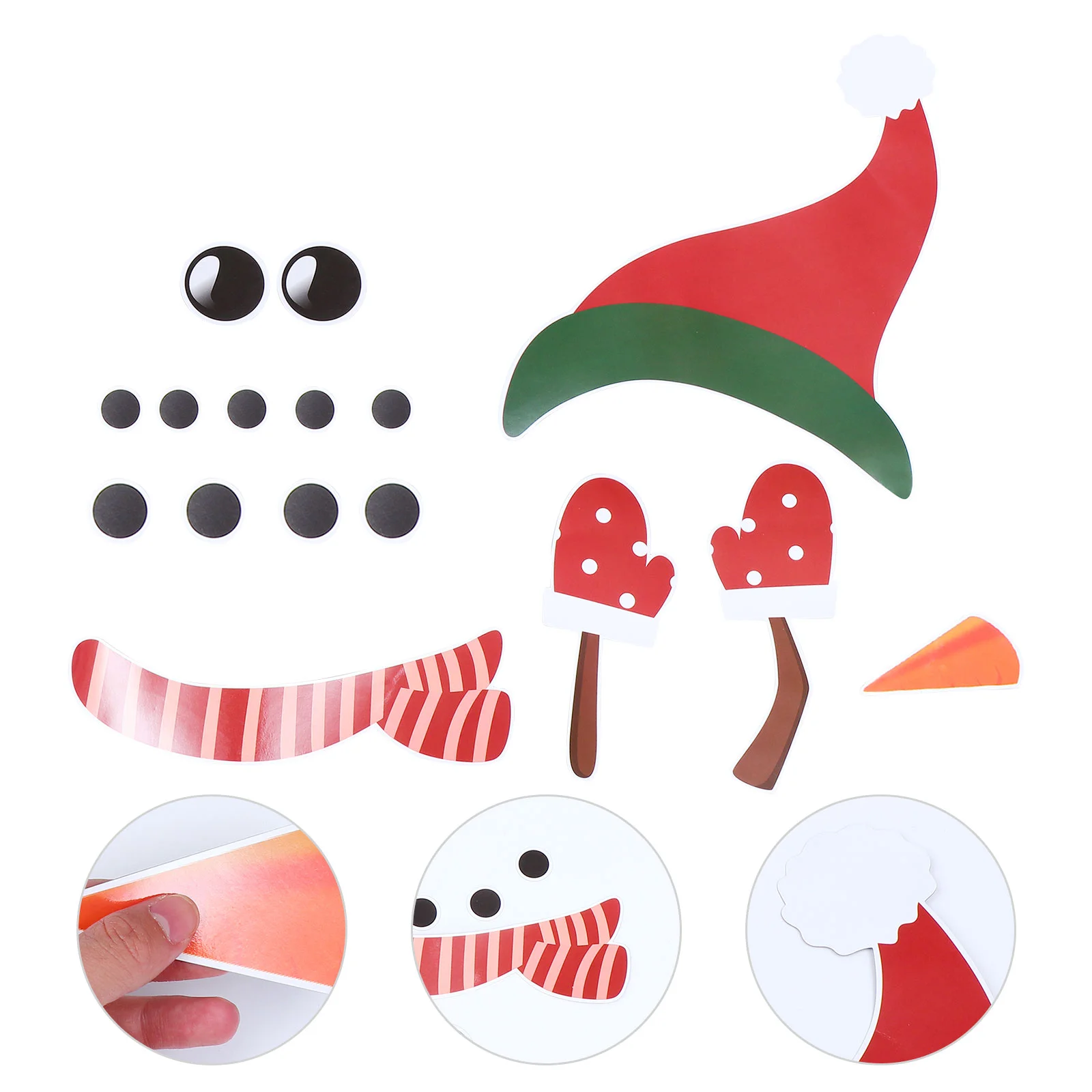 

1 Set Christmas Refrigerator Magnets Snowman Magnets Fridge Magnetic Decals