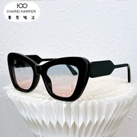 sunglasses womens summer high sense uv protection sunglasses 2022 new trendy slimmer fashion trend with packaging box