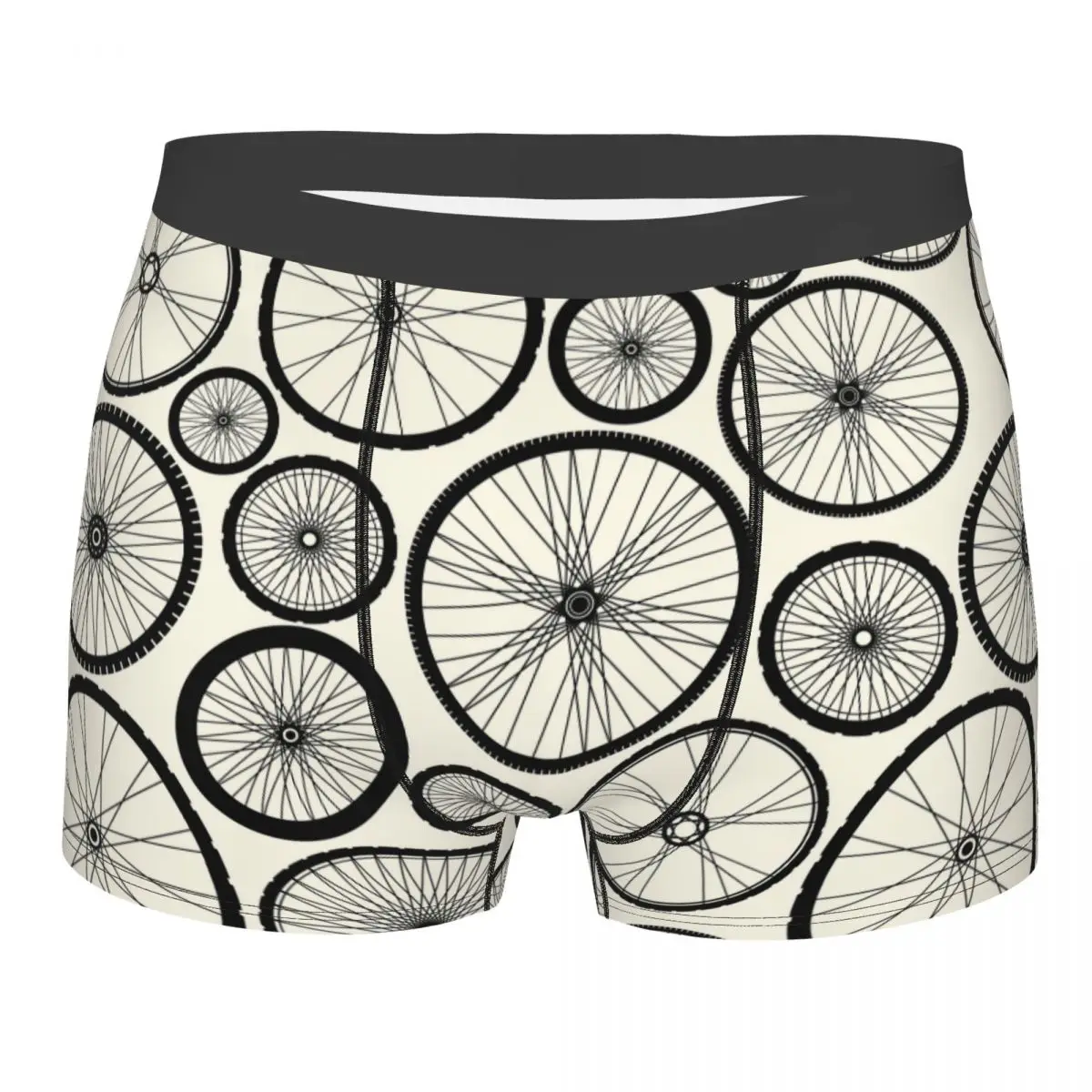 

Men Retro Wheel Bicycle Gear Boxer Shorts Panties Breathable Underwear Male Funny S-XXL Underpants