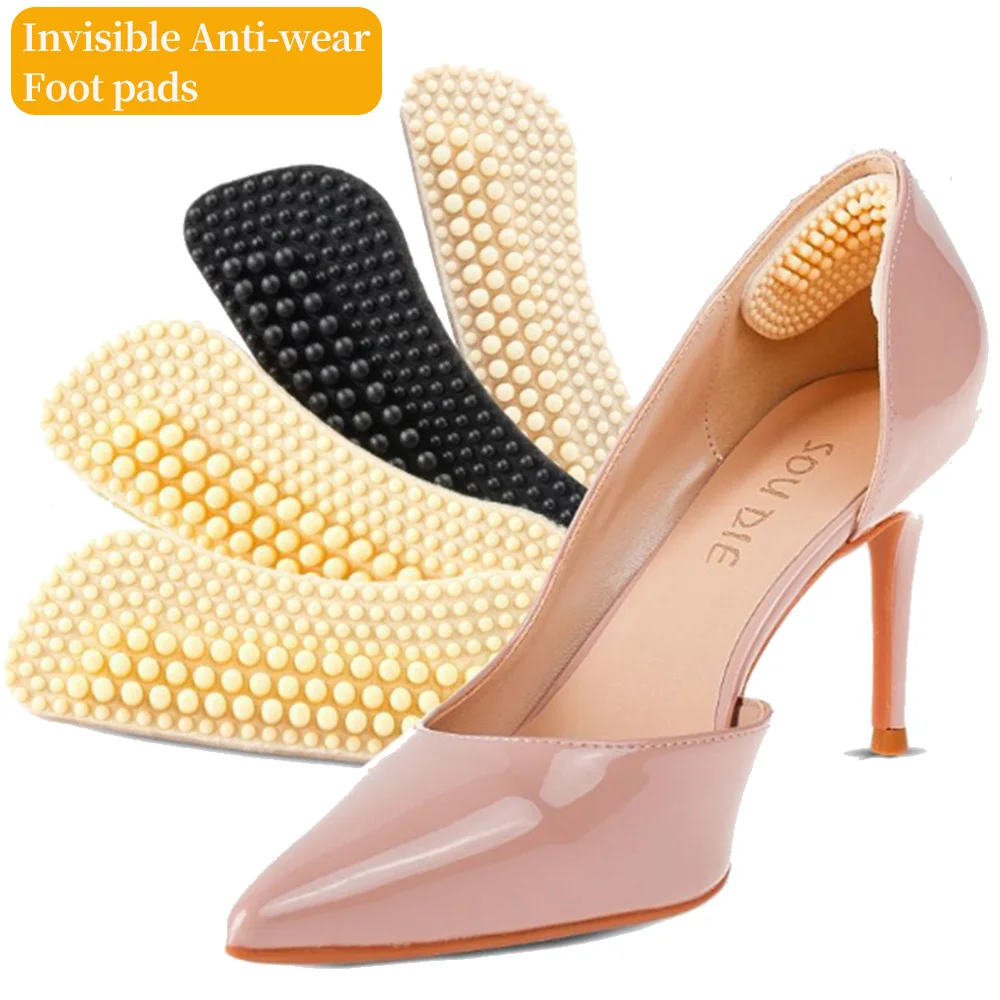 1Pair Silicone Heel Stickers Heels Grips for Women Men Anti Slip Heel Cushions Non-Slip Inserts Pads Foot Heel Care Protector
