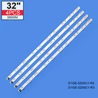 Комплект светодиодной подсветки 4 шт.лот 3 в для SAMSUNG UE32EH5000 TV 32F-3535LED-40EA от LTJ320HN07-V A 100% Новинка 580 мм 10 светодиодов