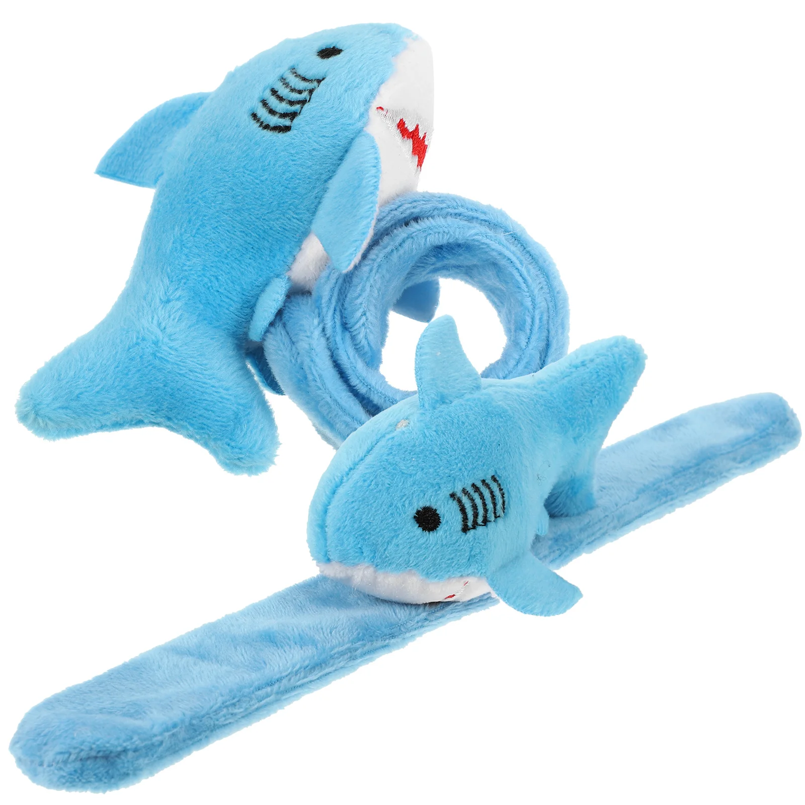 

2pcs Shark Slap Bracelets Plush Slap Bands Children Stuffed Animal Bracelets