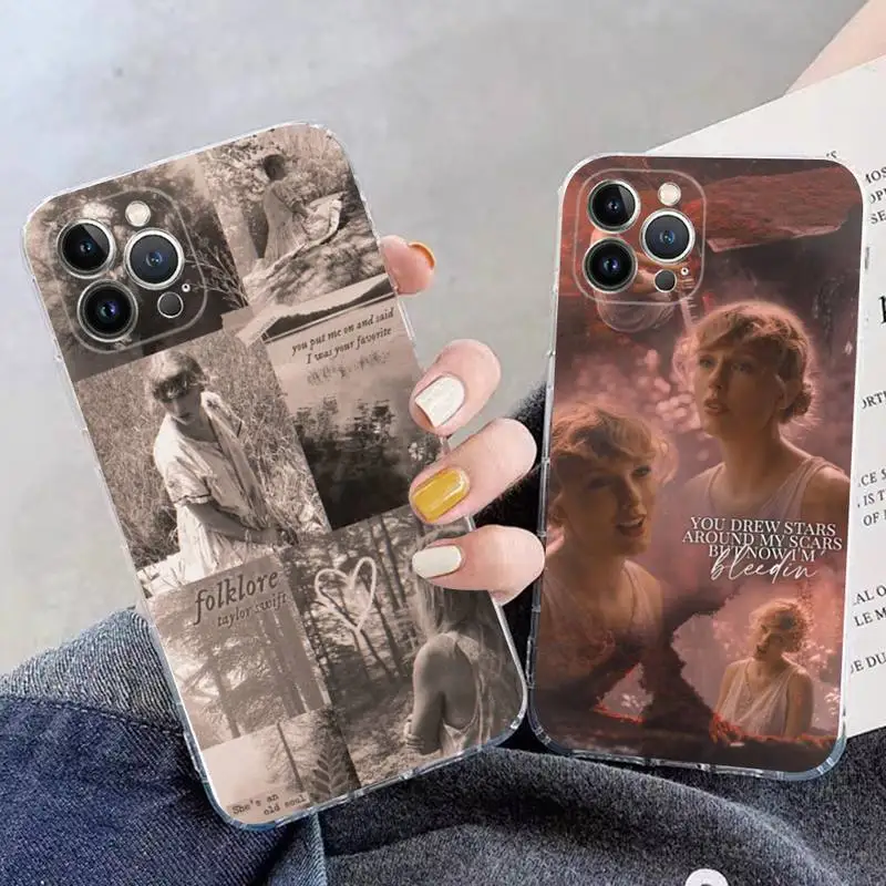 

Singer-Taylors-Swifts Phone Case for iPhone 11 12 13 Mini Pro Max 8 7 6 6S Plus X 5 SE 2020 XR XS Case shell