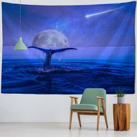 starry landscape tapestry wall hanging psychedelic scene mandala witchcraft hippie boho decor tapestry yoga mat mattress